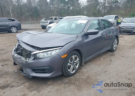 2017 Honda Civic Lx из США, поврежденный, VIN 19XFC2F59HE030620